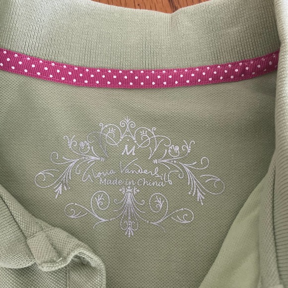 Glória Vanderbilt Golf Polo Shirt Women Sz M gently used - Picture 5 of 7